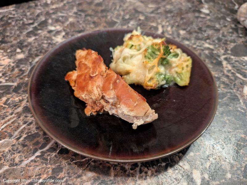 Keto Recipe ~ Yum Yum Chicken (Basic Sauteed Chicken) with Cheesy Broccoli Alfredo 