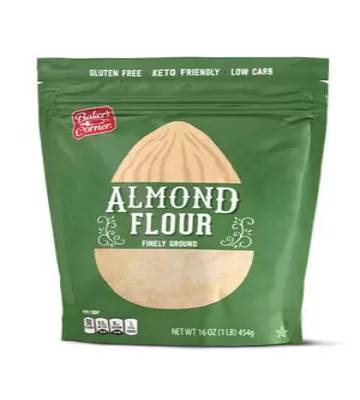 nutrition facts for 1/4 Cup of Almond Flour