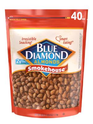 nutrition facts for 28 Nuts of Almonds - Smokehouse Flavor