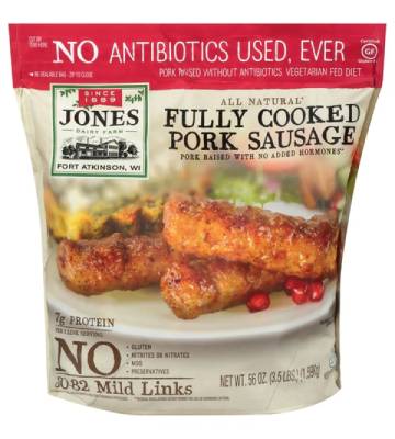 nutrition facts for 1 Link of Pork Breakfast Sausage Links