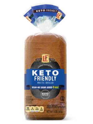 nutrition facts for 1 slice of Bread - White - Loven Fresh (Aldi) Keto Friendly