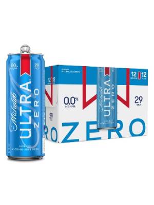 nutrition facts for 1 can of Michelle Ultra Zero - Non-Alcohol Beer