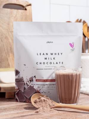nutrition facts for 2 scoops ( meal) of Plexus Lean - Whey Milk Chocolate Protein Powder