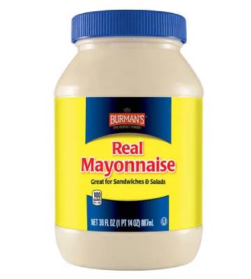 nutrition facts for 1 tablespoon of Mayonnaise