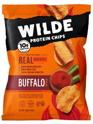 nutrition facts for 25 Chips of Wilde Protein Chips - Buffalo Style