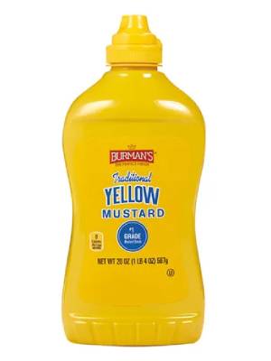 nutrition facts for 1 Teaspoon of Mustard - Yellow