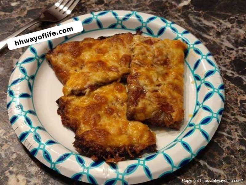 Keto Sausage Crust Pizza Recipe