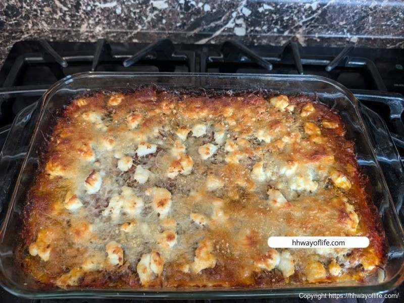 Low Carb Noodless Lasagna
