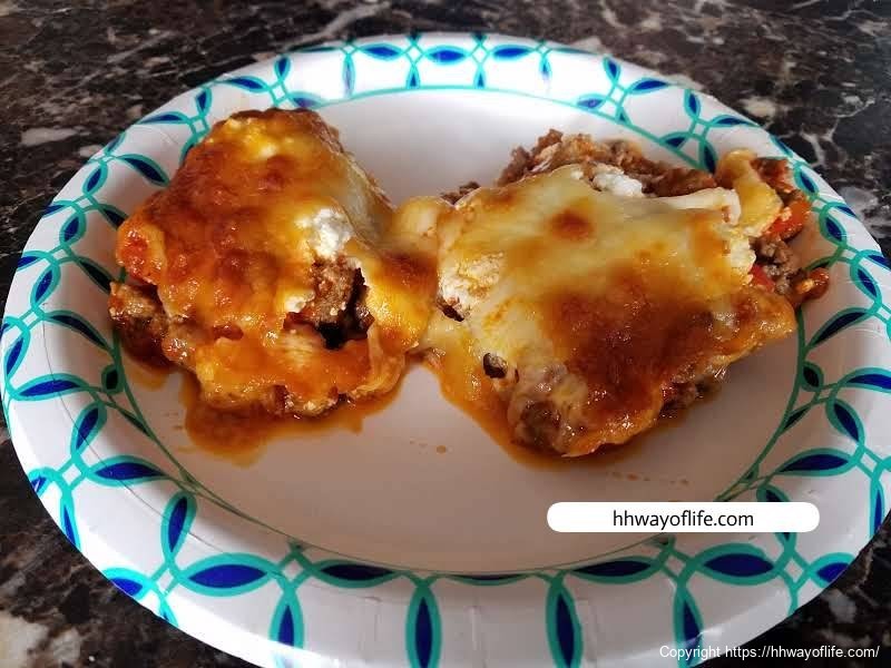 Low Carb Noodless Lasagna